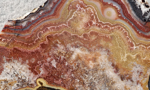 Flowering Peach Lace Slab 50