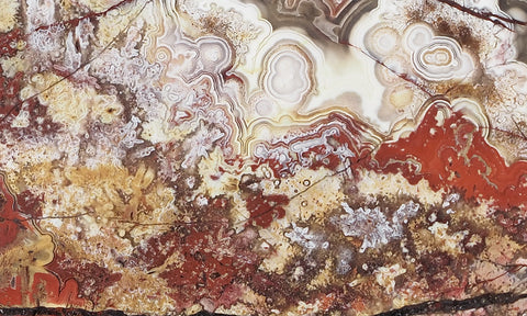 Mexican Crazy Lace Agate Rock Slab 401