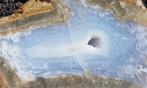 Blue Lace agate Rock slab 42