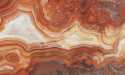 Mexican Crazy Lace Agate Rock slab 0108