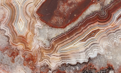 Mexican Crazy Lace Agate Rock slab 0105